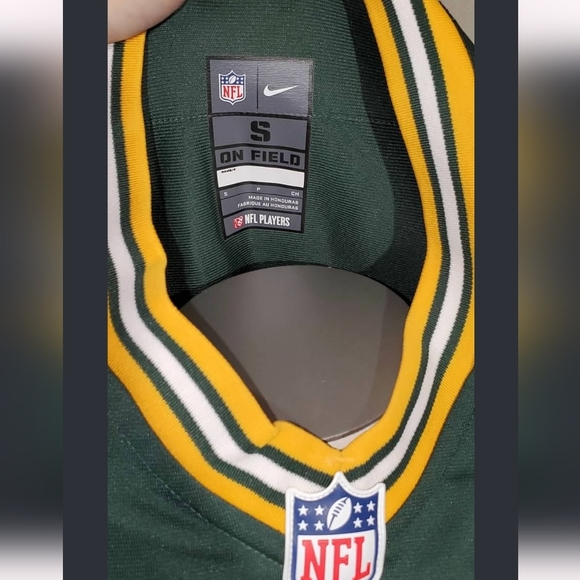 Men's NIKE NFL On the Field Green Bay Packers Jersey #85 Jennings - Picture 5 of 5